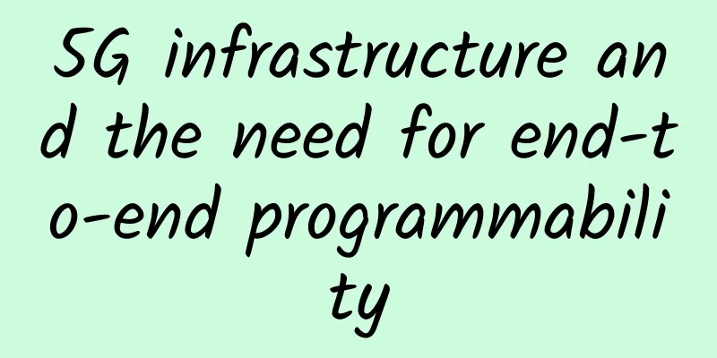 5G infrastructure and the need for end-to-end programmability