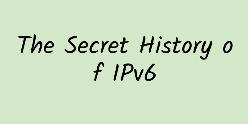 The Secret History of IPv6