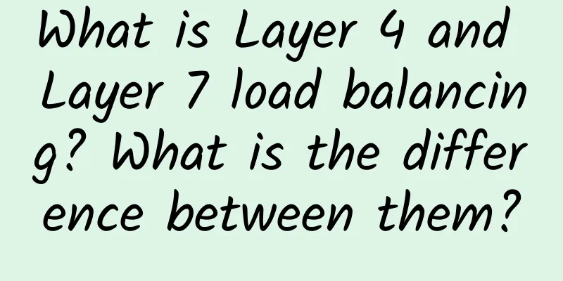 What is Layer 4 and Layer 7 load balancing? What is the difference between them?