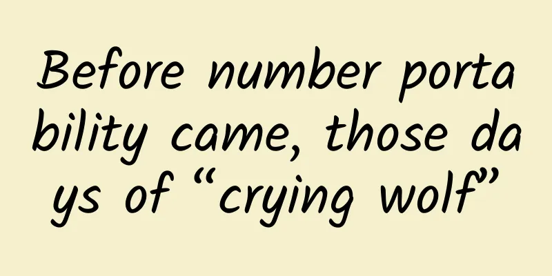 Before number portability came, those days of “crying wolf”