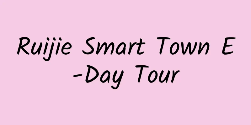Ruijie Smart Town E-Day Tour