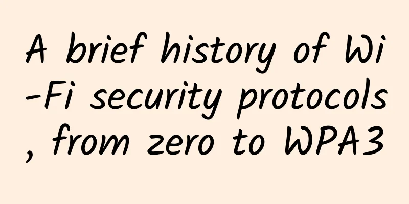 A brief history of Wi-Fi security protocols, from zero to WPA3