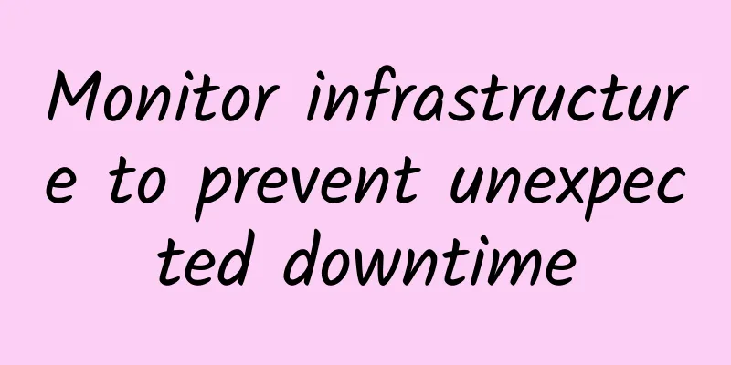 Monitor infrastructure to prevent unexpected downtime