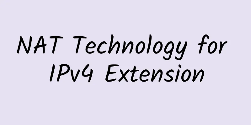 NAT Technology for IPv4 Extension