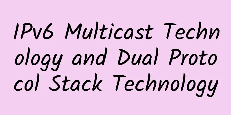 IPv6 Multicast Technology and Dual Protocol Stack Technology