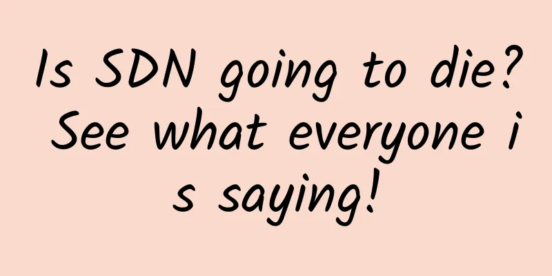 Is SDN going to die? See what everyone is saying!
