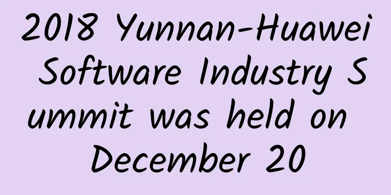 2018 Yunnan-Huawei Software Industry Summit was held on December 20