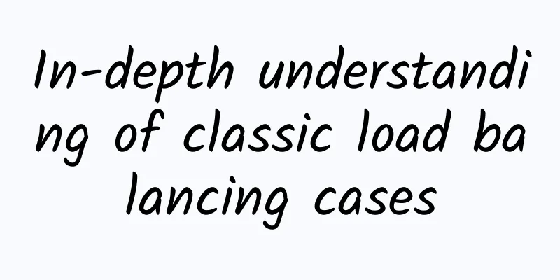 In-depth understanding of classic load balancing cases