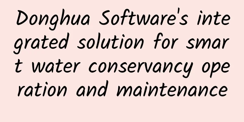 Donghua Software's integrated solution for smart water conservancy operation and maintenance