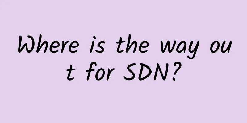 Where is the way out for SDN?