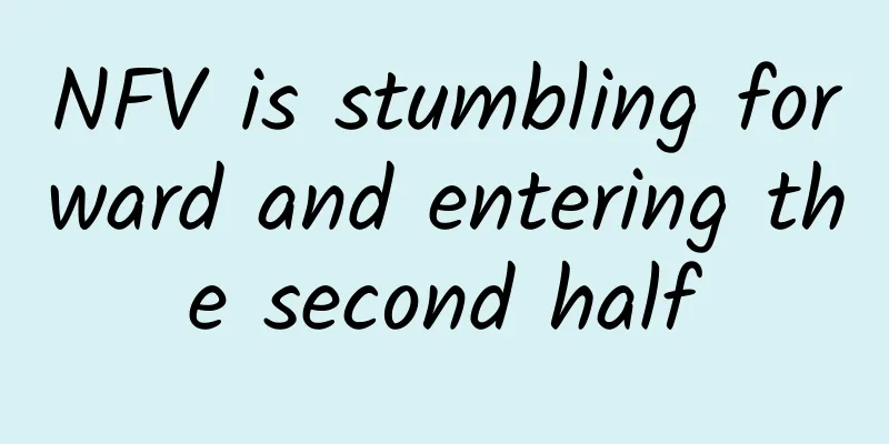 NFV is stumbling forward and entering the second half
