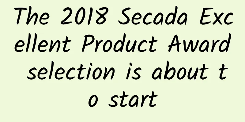The 2018 Secada Excellent Product Award selection is about to start