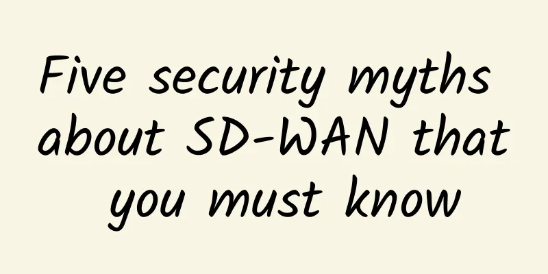 Five security myths about SD-WAN that you must know