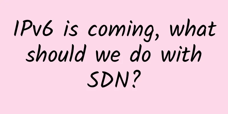 IPv6 is coming, what should we do with SDN?