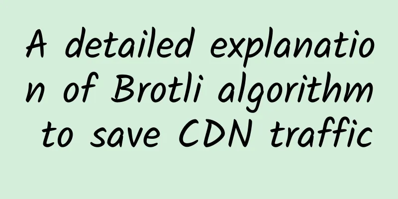 A detailed explanation of Brotli algorithm to save CDN traffic