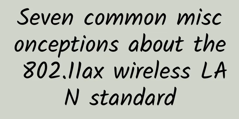 Seven common misconceptions about the 802.11ax wireless LAN standard