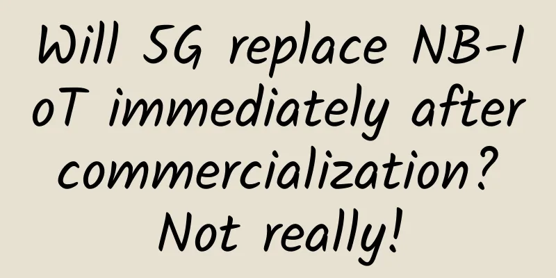 Will 5G replace NB-IoT immediately after commercialization? Not really!