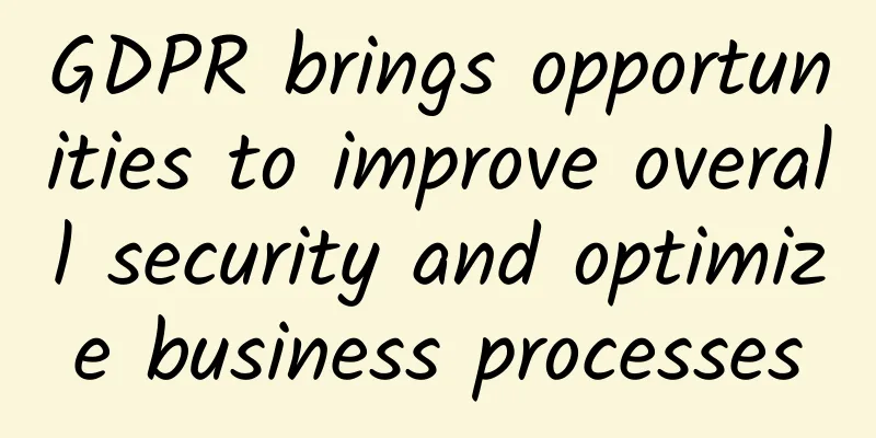 GDPR brings opportunities to improve overall security and optimize business processes