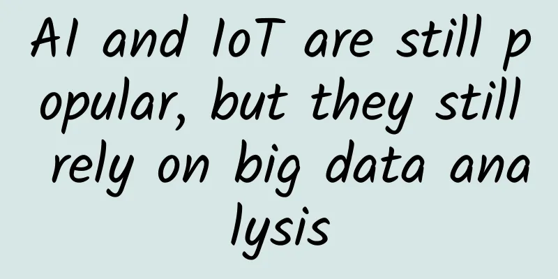 AI and IoT are still popular, but they still rely on big data analysis