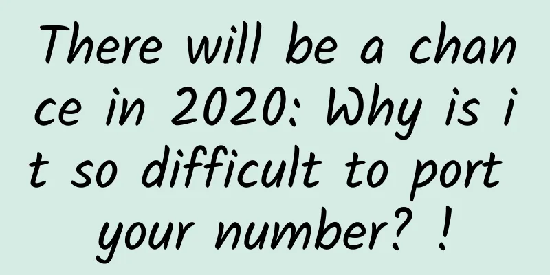 There will be a chance in 2020: Why is it so difficult to port your number? !