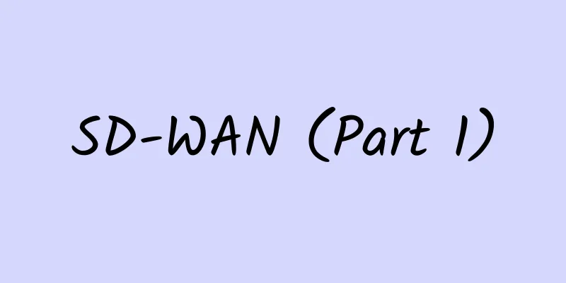 SD-WAN (Part 1)
