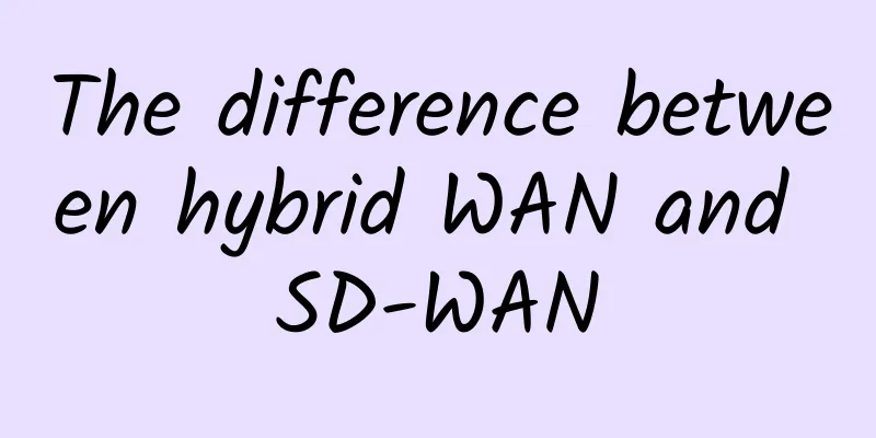 The difference between hybrid WAN and SD-WAN