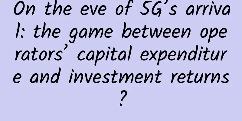 On the eve of 5G’s arrival: the game between operators’ capital expenditure and investment returns?