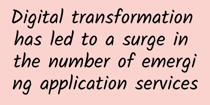Digital transformation has led to a surge in the number of emerging application services