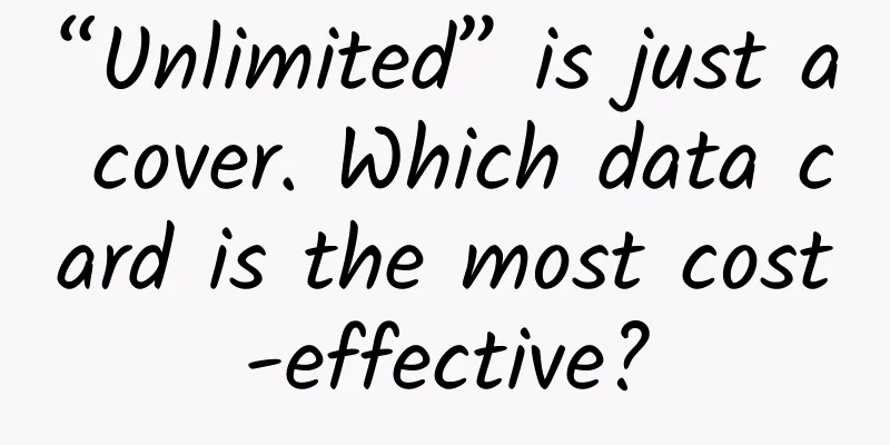 “Unlimited” is just a cover. Which data card is the most cost-effective?