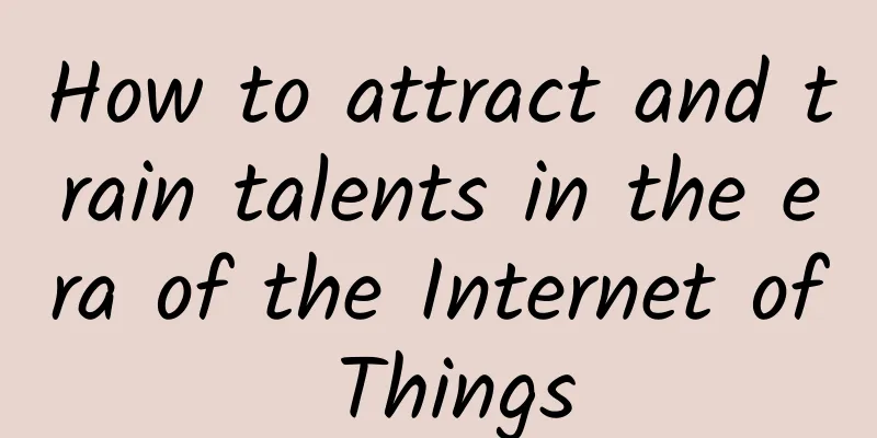 How to attract and train talents in the era of the Internet of Things