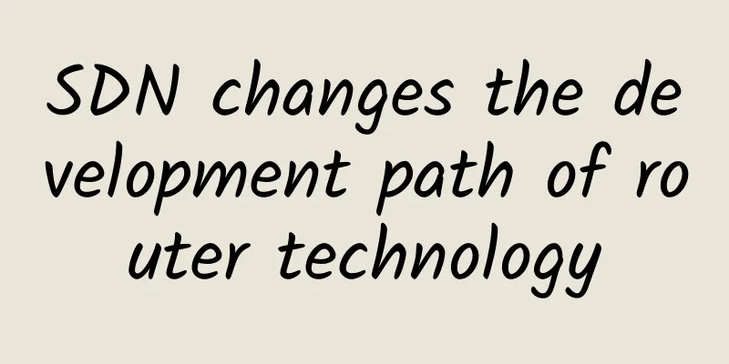 SDN changes the development path of router technology