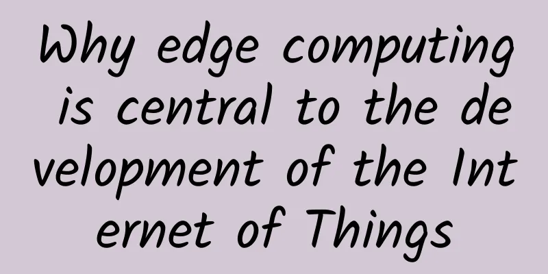 Why edge computing is central to the development of the Internet of Things