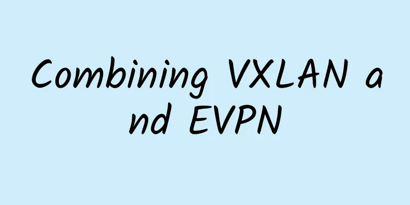Combining VXLAN and EVPN
