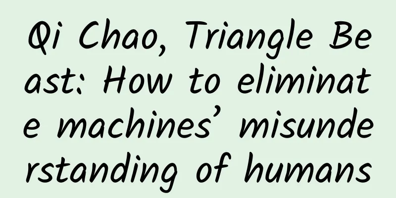 Qi Chao, Triangle Beast: How to eliminate machines’ misunderstanding of humans