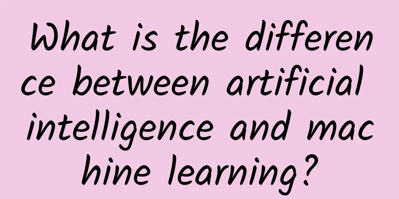 What is the difference between artificial intelligence and machine learning?