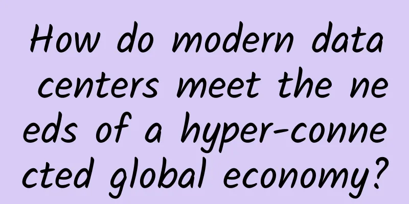 How do modern data centers meet the needs of a hyper-connected global economy?