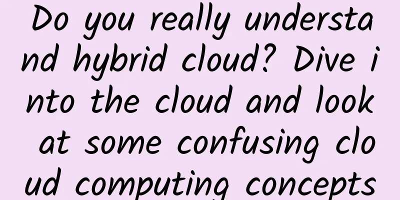 Do you really understand hybrid cloud? Dive into the cloud and look at some confusing cloud computing concepts