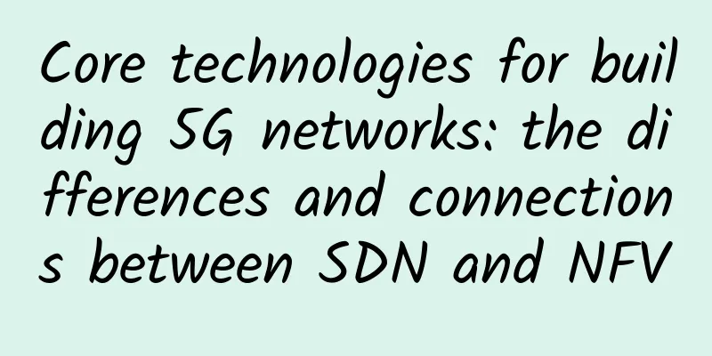 Core technologies for building 5G networks: the differences and connections between SDN and NFV