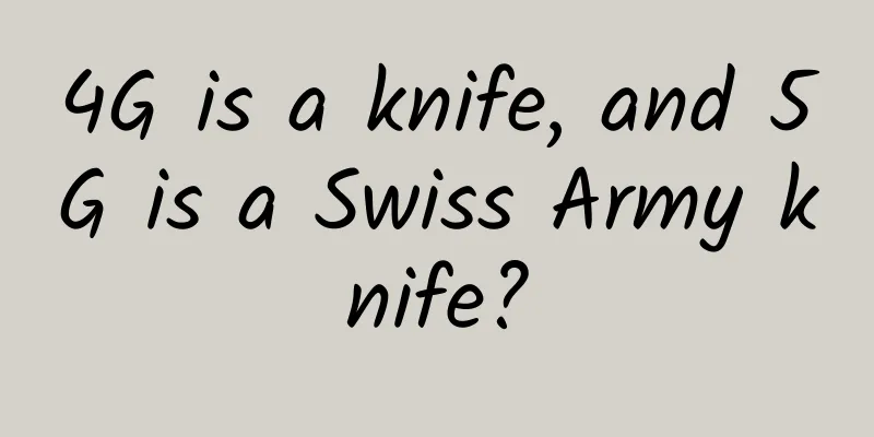 4G is a knife, and 5G is a Swiss Army knife?