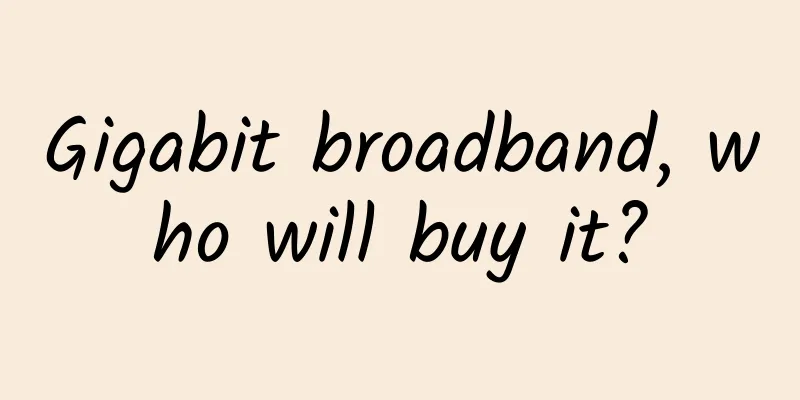 Gigabit broadband, who will buy it?