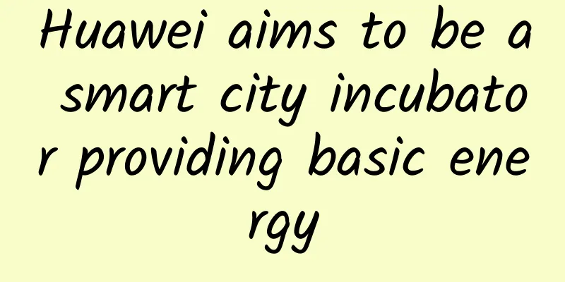 Huawei aims to be a smart city incubator providing basic energy
