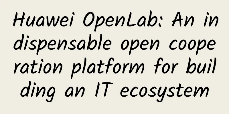 Huawei OpenLab: An indispensable open cooperation platform for building an IT ecosystem