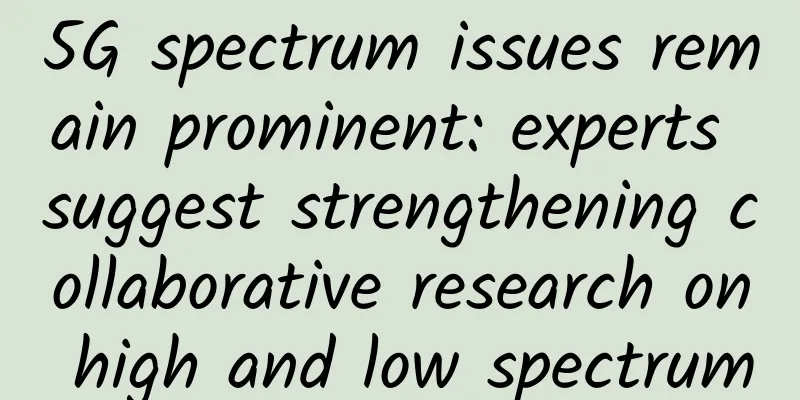 5G spectrum issues remain prominent: experts suggest strengthening collaborative research on high and low spectrum