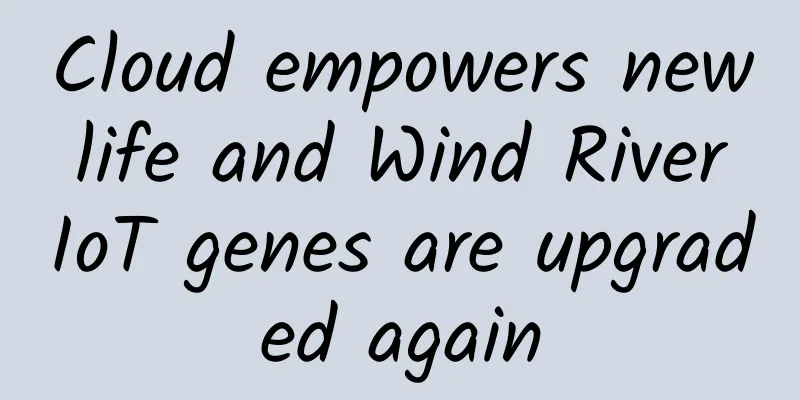 Cloud empowers new life and Wind River IoT genes are upgraded again